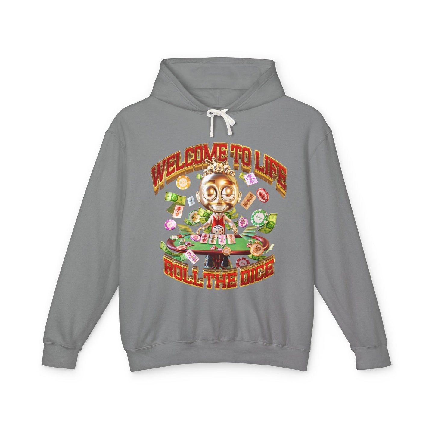 Unisex Lightweight Hooded Sweatshirt