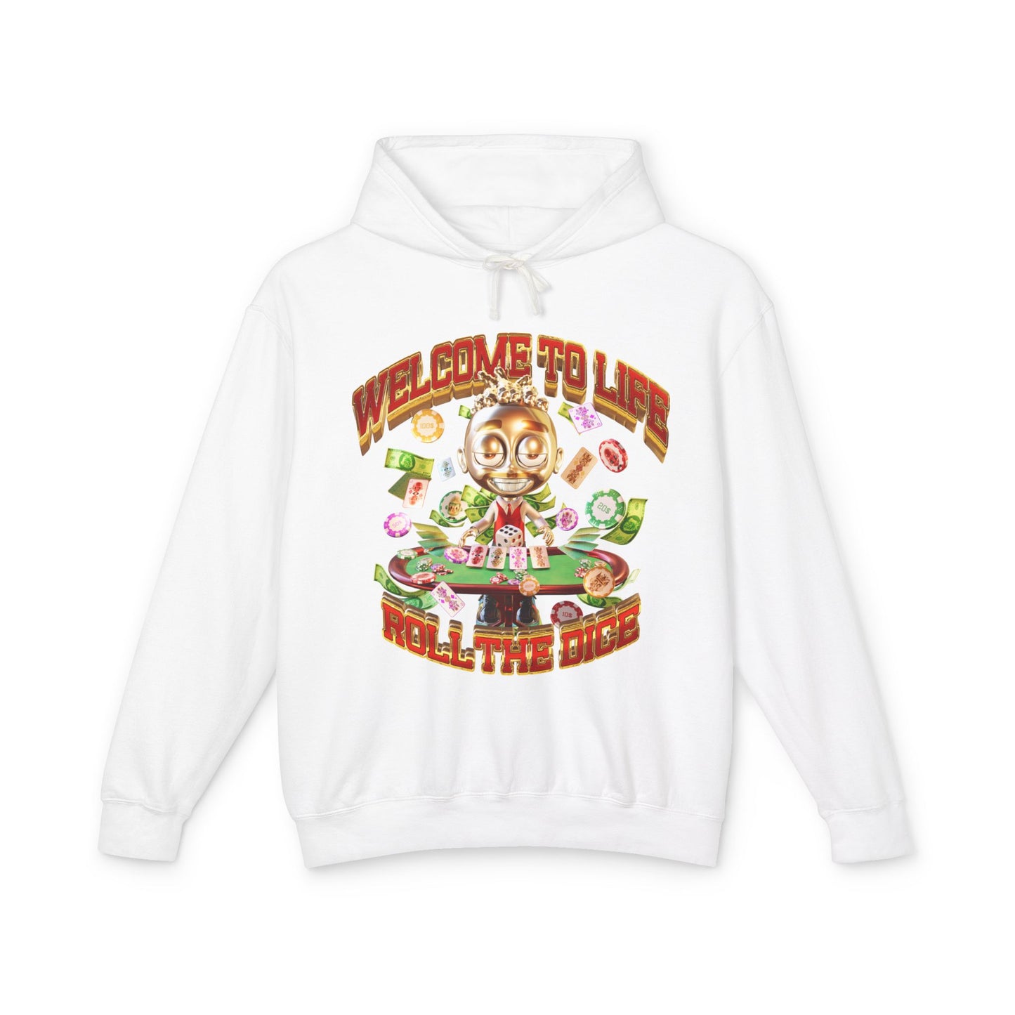 Unisex Lightweight Hooded Sweatshirt