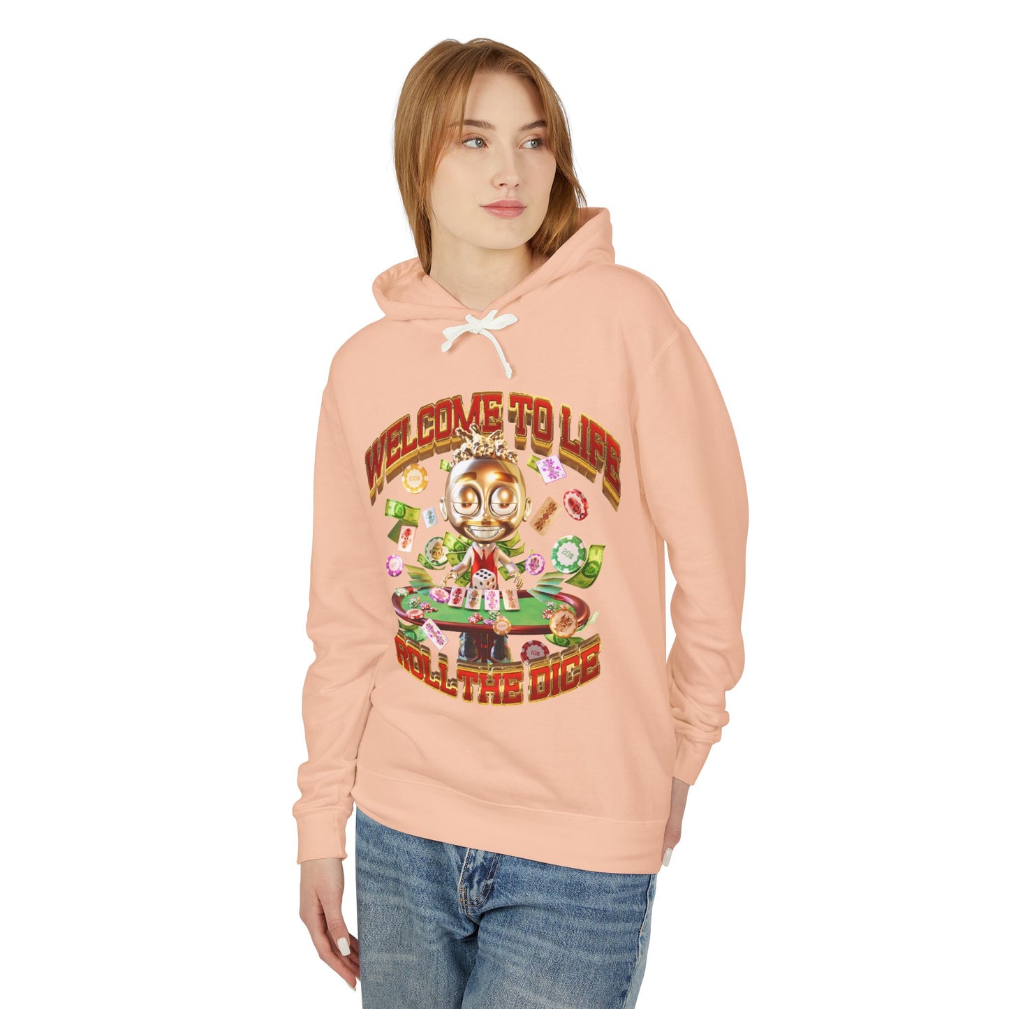 Unisex Lightweight Hooded Sweatshirt