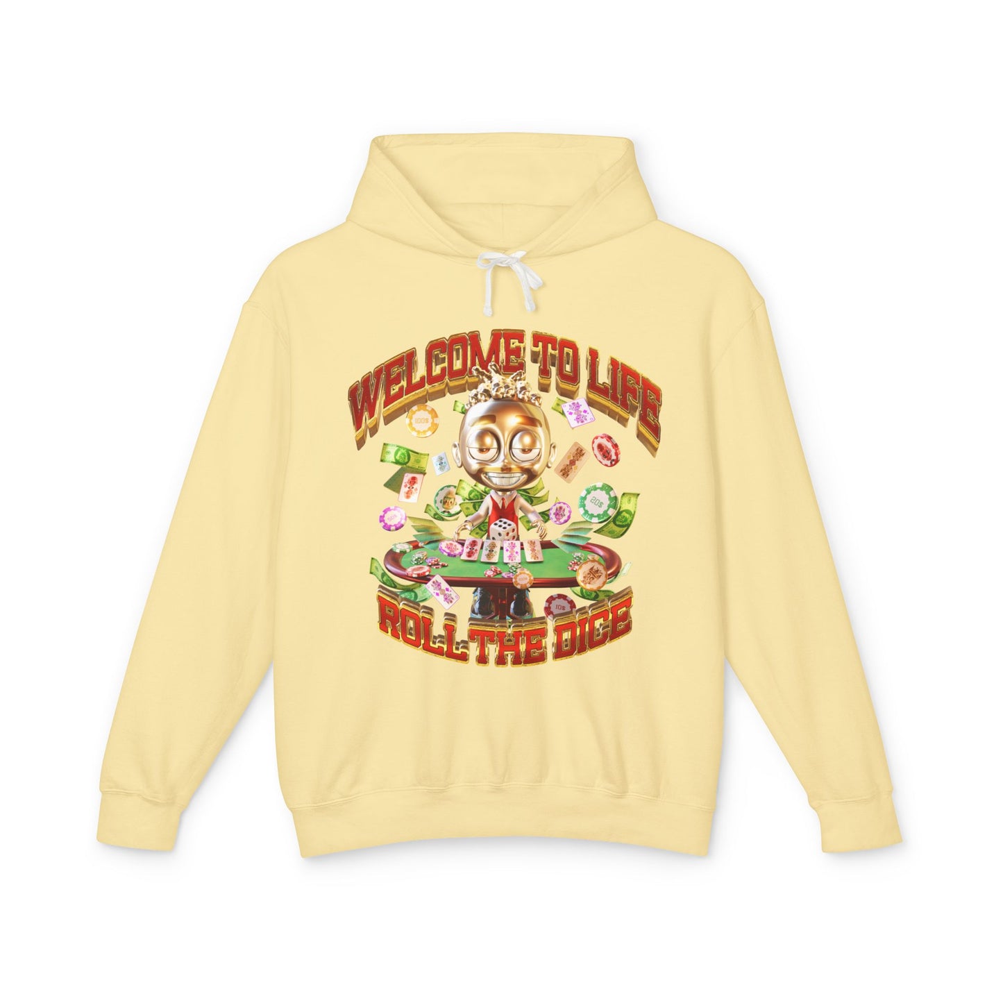 Unisex Lightweight Hooded Sweatshirt