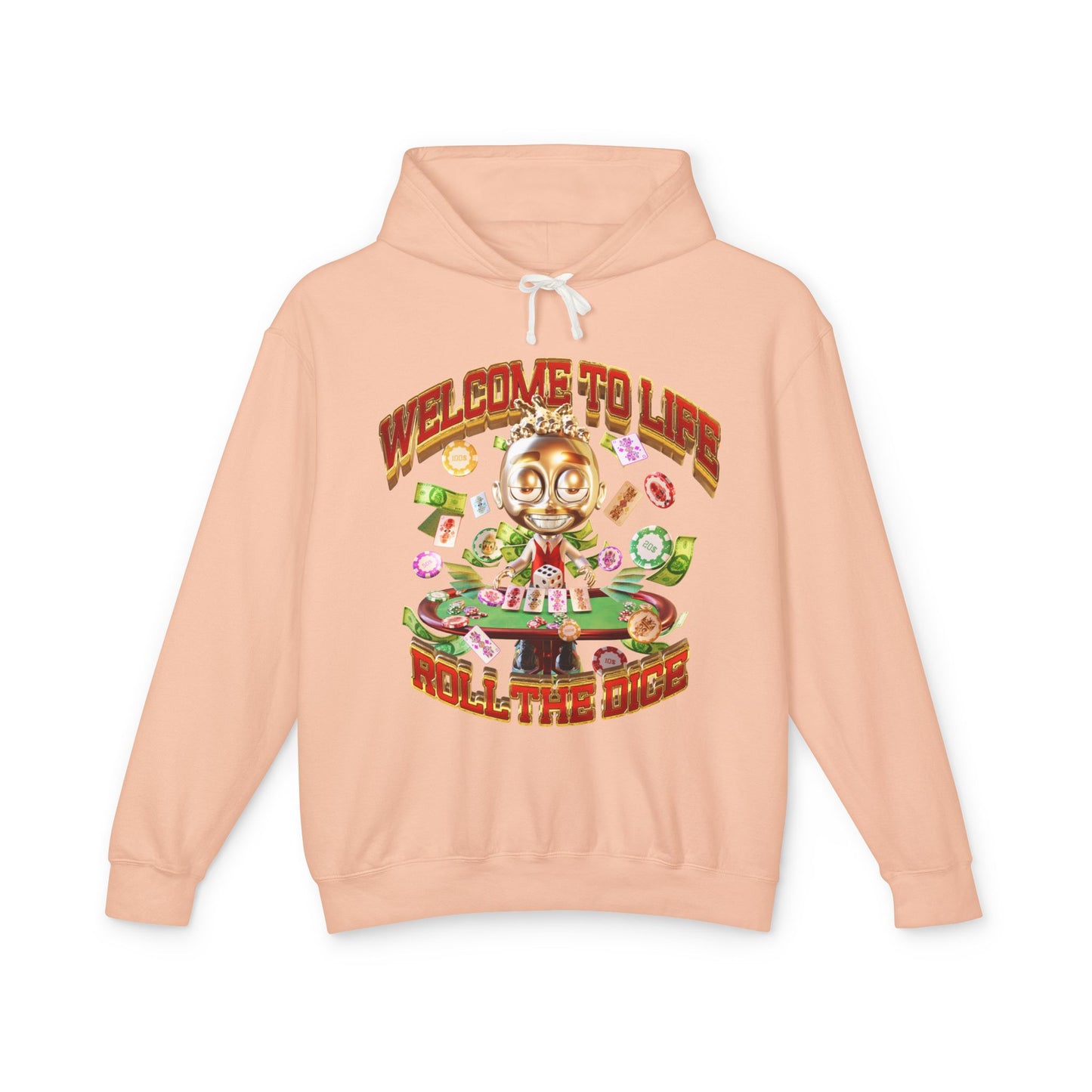 Unisex Lightweight Hooded Sweatshirt