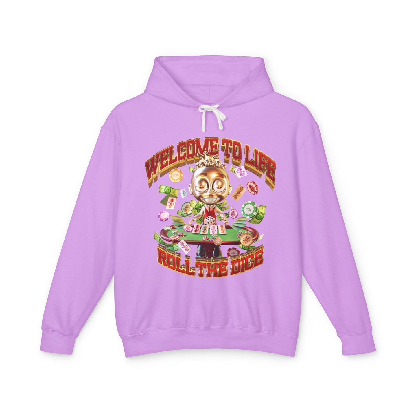 Unisex Lightweight Hooded Sweatshirt