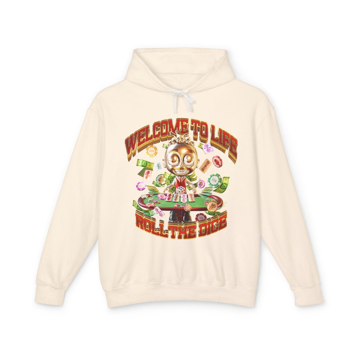 Unisex Lightweight Hooded Sweatshirt