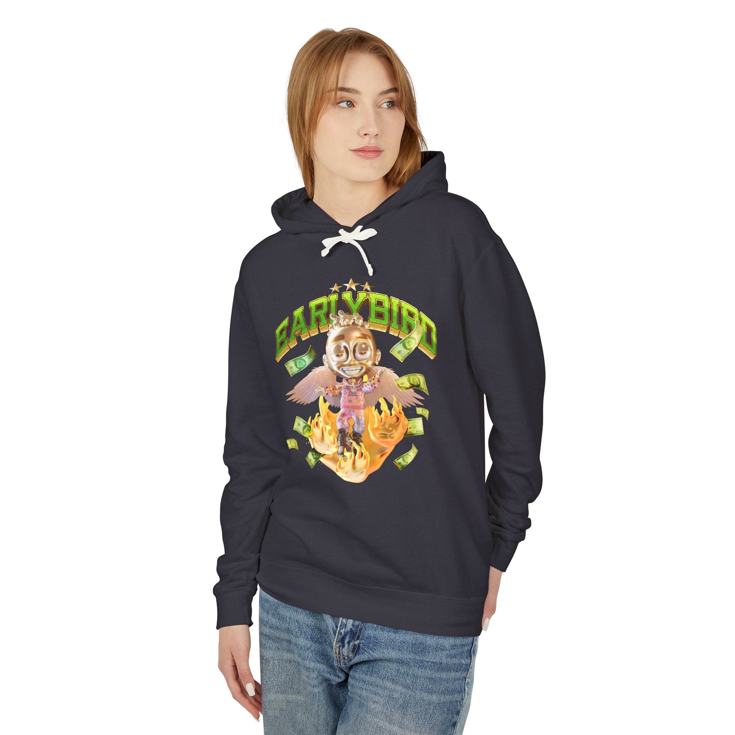 Unisex Lightweight Hooded Sweatshirt