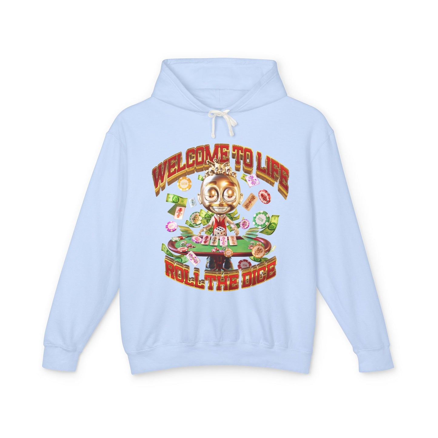 Unisex Lightweight Hooded Sweatshirt